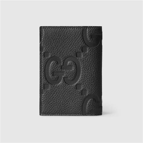 reisepasshülle gucci|Jumbo GG passport case in black jumbo GG leather .